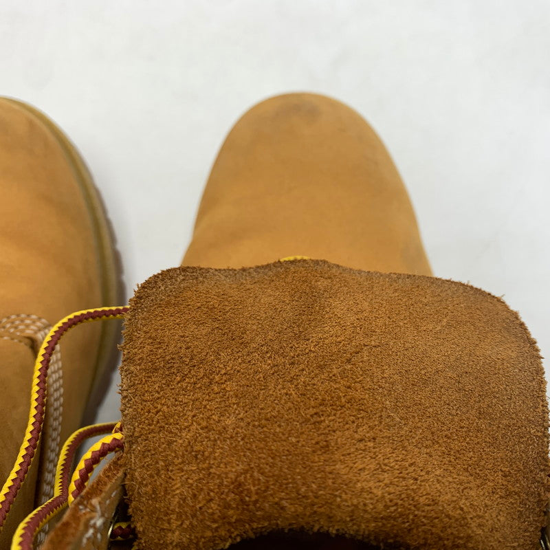 【中古品】【メンズ】 Timberland ティンバーランド 6INCH PREMIUM BOOTS 110061 6インチ プレミアム ブーツ 靴 ワークブーツ 164-260606-ko-01-tei サイズ：26.5cm カラー：キャメル 万代Net店