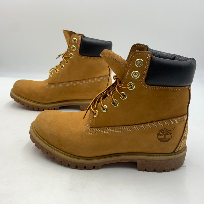 【中古品】【メンズ】 Timberland ティンバーランド 6INCH PREMIUM BOOTS 110061 6インチ プレミアム ブーツ 靴 ワークブーツ 164-260606-ko-01-tei サイズ：26.5cm カラー：キャメル 万代Net店