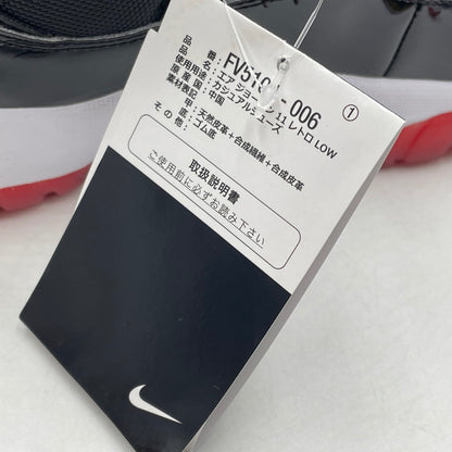 【中古美品】【メンズ】 NIKE FV5104-006 AIR JORDAN 11 RETRO LOW "BRED" (2025) エア ジョーダン 11 レトロ LOW ブレッド スニーカー 靴 160-260706-nm-03-teih サイズ：26.5cm 万代Net店
