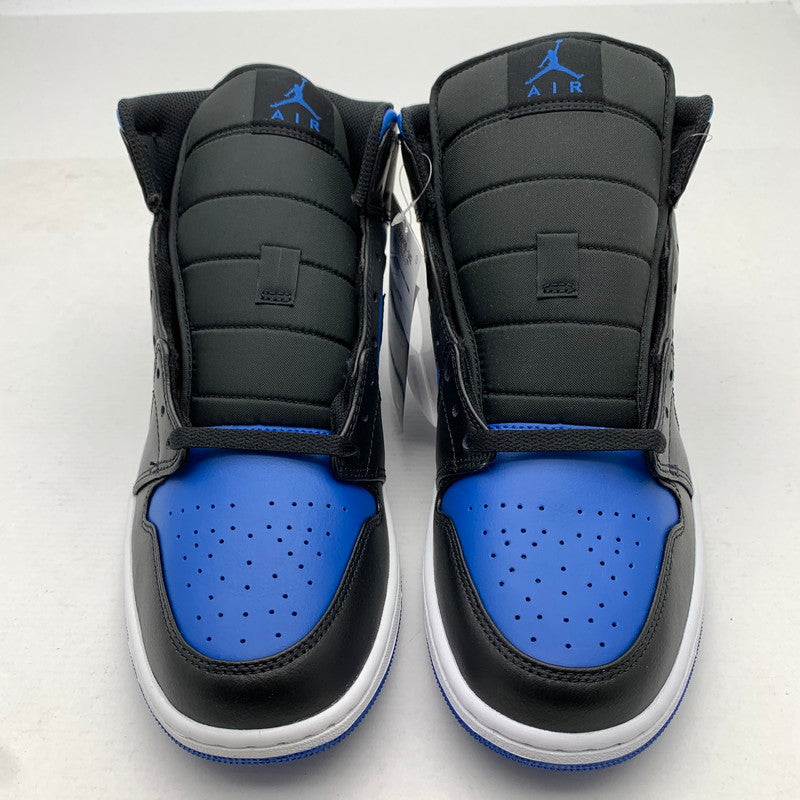 【中古美品】【メンズ】 NIKE ナイキ DQ8426-042 AIR JORDAN 1 MID "BLACK WHITE ROYAL BLUE" エアジョーダン スニーカー 靴 160-260922-gm-22-fuzh サイズ：28cm カラー：ブルー 万代Net店