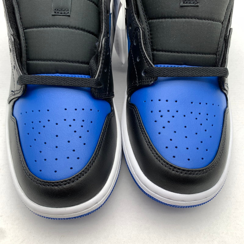 【中古美品】【メンズ】 NIKE ナイキ DQ8426-042 AIR JORDAN 1 MID "BLACK WHITE ROYAL BLUE" エアジョーダン スニーカー 靴 160-260922-gm-22-fuzh サイズ：28cm カラー：ブルー 万代Net店