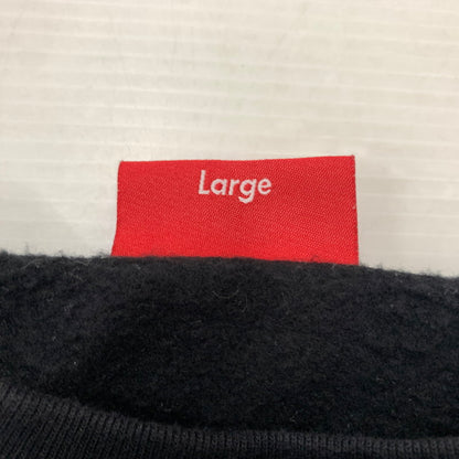 【中古品】【メンズ】 Supreme シュプリーム QUILTED PANEL CREWNECK SWEAT キルテッド パネル クルーネック スウェット トップス トレーナー 149-260602-ko-22-tei サイズ：L カラー：ブラック 万代Net店