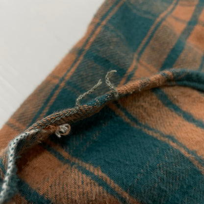 【中古品】【メンズ】 JOHN GLUCKOW by WAREHOUSE ジョングラッコー バイ ウエアハウス NEL CHECK SHIRT ネル チェック シャツ フランネル ワークシャツ 長袖 トップス 145-260528-ss-03-tei サイズ：38 カラー：グリーン 万代Net店