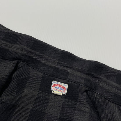 【中古品】【メンズ】 JOE McCOY ジョーマッコイ 8HU TWISTED-YARN BUFFALO CHECK SHIRT ツイストヤーン バッファローチェックシャツ 長袖 トップス ネルシャツ 145-260523-ko-18-fuzh サイズ：15 カラー：ブラック系 万代Net店