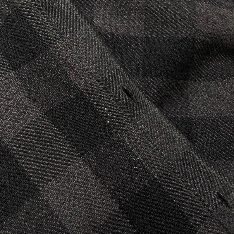 【中古品】【メンズ】 JOE McCOY ジョーマッコイ 8HU TWISTED-YARN BUFFALO CHECK SHIRT ツイストヤーン バッファローチェックシャツ 長袖 トップス ネルシャツ 145-260523-ko-18-fuzh サイズ：15 カラー：ブラック系 万代Net店
