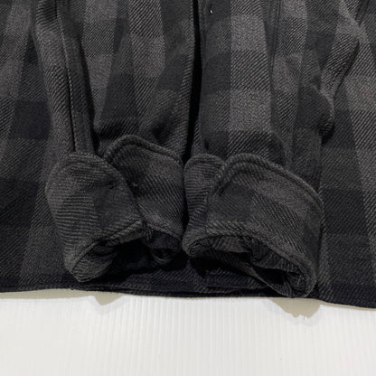 【中古品】【メンズ】 JOE McCOY ジョーマッコイ 8HU TWISTED-YARN BUFFALO CHECK SHIRT ツイストヤーン バッファローチェックシャツ 長袖 トップス ネルシャツ 145-260523-ko-18-fuzh サイズ：15 カラー：ブラック系 万代Net店