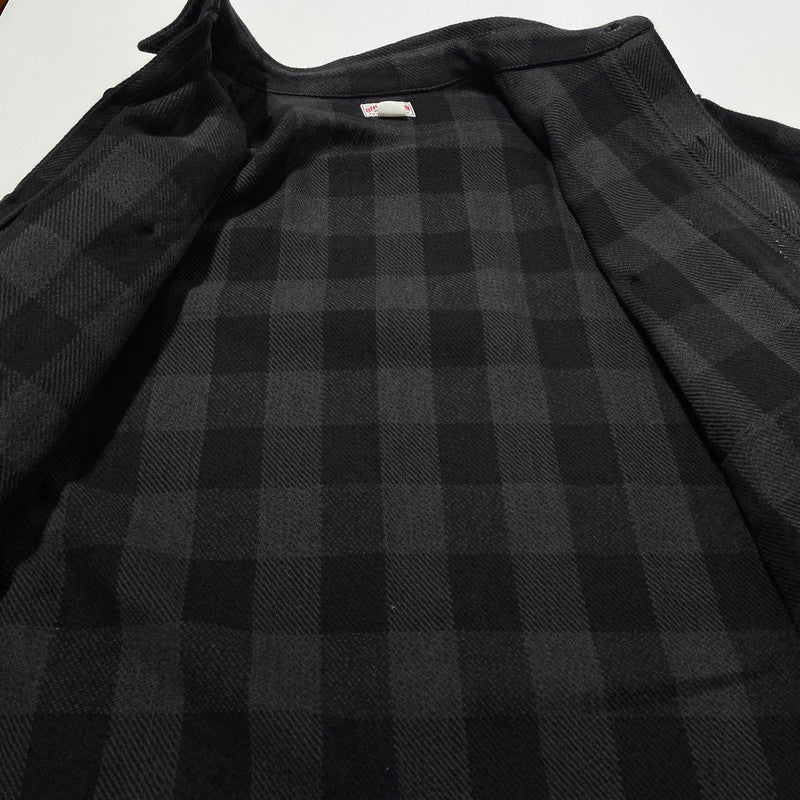 【中古品】【メンズ】 JOE McCOY ジョーマッコイ 8HU TWISTED-YARN BUFFALO CHECK SHIRT ツイストヤーン バッファローチェックシャツ 長袖 トップス ネルシャツ 145-260523-ko-18-fuzh サイズ：15 カラー：ブラック系 万代Net店