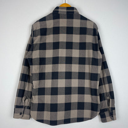 【中古品】【メンズ】 DELUXE WARE デラックスウェア BUFFALO CHECK HEAVY NEL SHIRTS バッファローチェック ヘビーネルシャツ 長袖 トップス 145-260528-ss-02-fuzh サイズ：M カラー：グレー 万代Net店