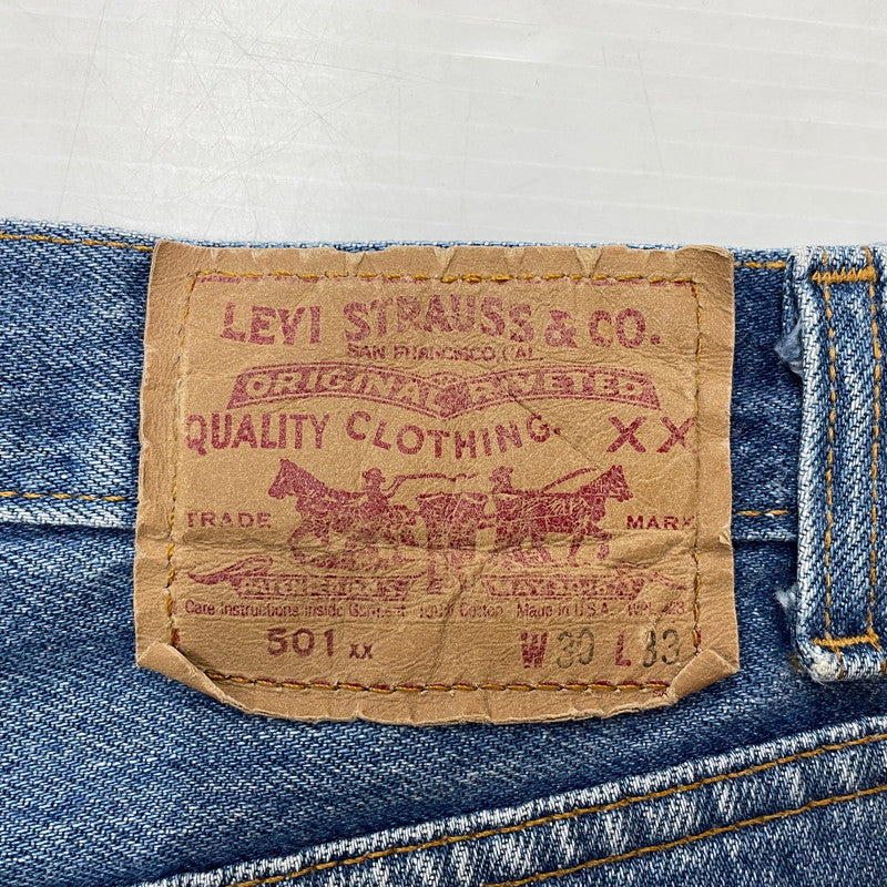 【中古品】【メンズ】 Levi's リーバイス 501XX DENIM PANTS デニムパンツ ボトムス ジーンズ ボタン裏刻印546 156-260620-ss-02-tei サイズ：30 カラー：インディゴ 万代Net店