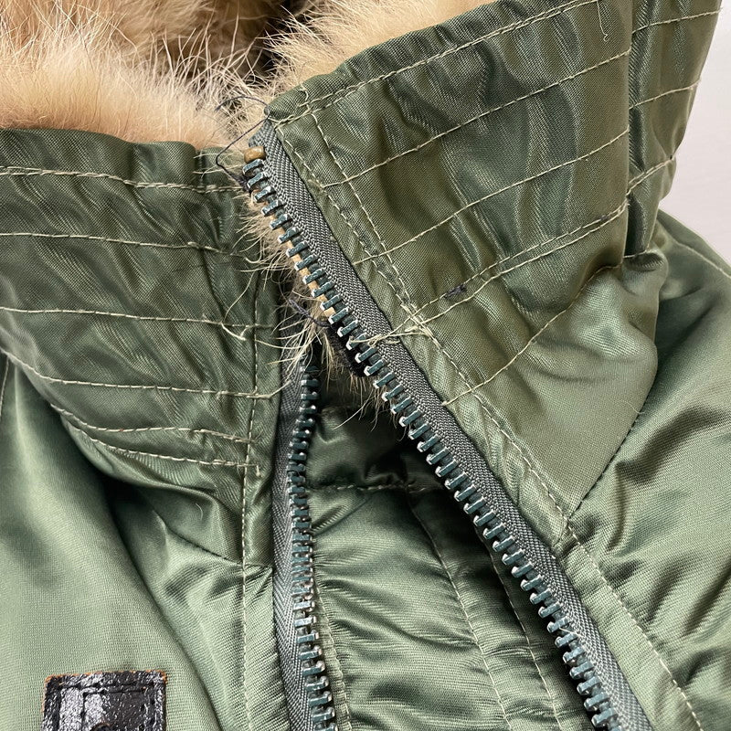 【現状渡し品】【メンズ】 CORINTH コリンズ MFG.CO. N2-B FLIGHT JACKET フライトジャケット アウター ミリタリー 145-260530-ko-17-tei サイズ：L カラー：カーキ 万代Net店