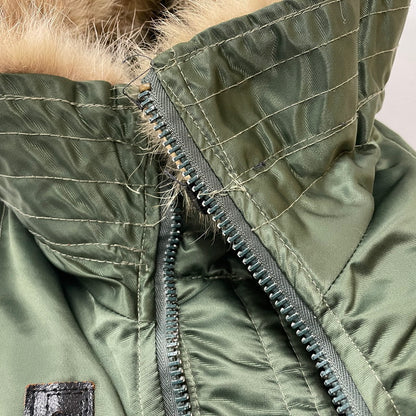 【現状渡し品】【メンズ】 CORINTH コリンズ MFG.CO. N2-B FLIGHT JACKET フライトジャケット アウター ミリタリー 145-260530-ko-17-tei サイズ：L カラー：カーキ 万代Net店