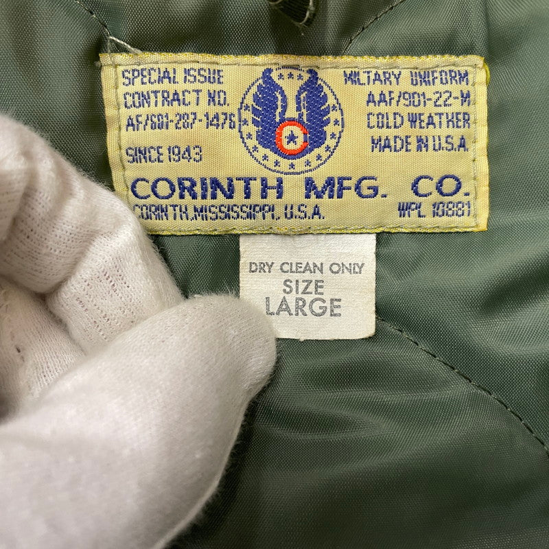 【現状渡し品】【メンズ】 CORINTH コリンズ MFG.CO. N2-B FLIGHT JACKET フライトジャケット アウター ミリタリー 145-260530-ko-17-tei サイズ：L カラー：カーキ 万代Net店