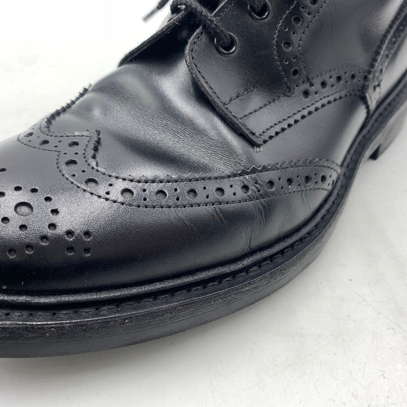 【中古品】【メンズ】 Tricker's トリッカーズ STOW COUNTRY BOOTS 5634 ストウ カントリーブーツ 靴 164-260606-ko-02-tei サイズ：8.5 カラー：ブラック 万代Net店