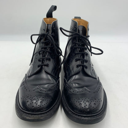 【中古品】【メンズ】 Tricker's トリッカーズ STOW COUNTRY BOOTS 5634 ストウ カントリーブーツ 靴 164-260606-ko-02-tei サイズ：8.5 カラー：ブラック 万代Net店