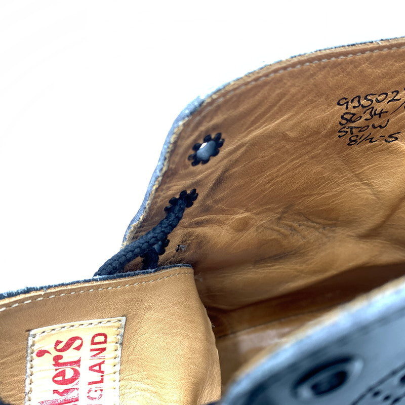 【中古品】【メンズ】 Tricker's トリッカーズ STOW COUNTRY BOOTS 5634 ストウ カントリーブーツ 靴 164-260606-ko-02-tei サイズ：8.5 カラー：ブラック 万代Net店