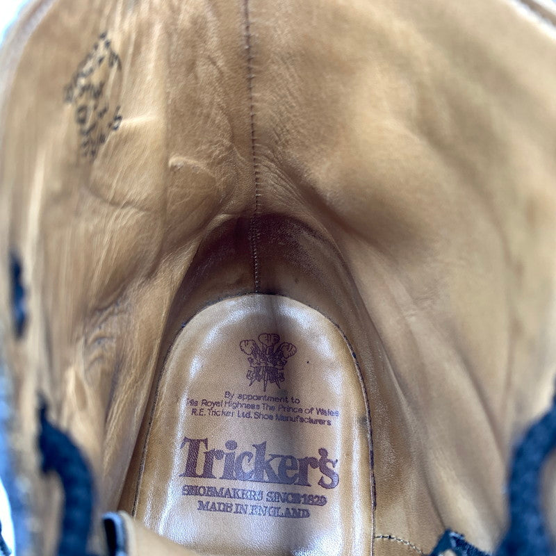 【中古品】【メンズ】 Tricker's トリッカーズ STOW COUNTRY BOOTS 5634 ストウ カントリーブーツ 靴 164-260606-ko-02-tei サイズ：8.5 カラー：ブラック 万代Net店