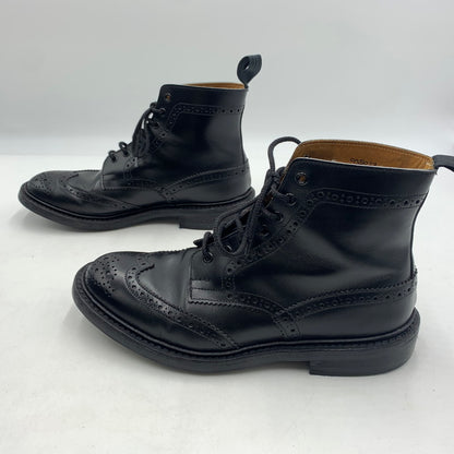 【中古品】【メンズ】 Tricker's トリッカーズ STOW COUNTRY BOOTS 5634 ストウ カントリーブーツ 靴 164-260606-ko-02-tei サイズ：8.5 カラー：ブラック 万代Net店