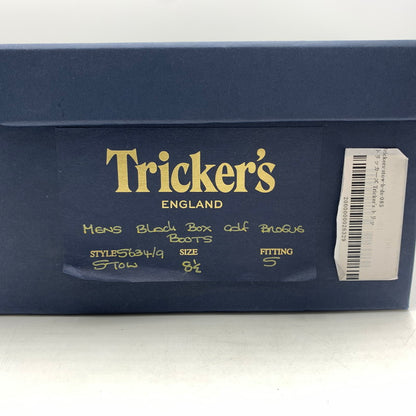 【中古品】【メンズ】 Tricker's トリッカーズ STOW COUNTRY BOOTS 5634 ストウ カントリーブーツ 靴 164-260606-ko-02-tei サイズ：8.5 カラー：ブラック 万代Net店