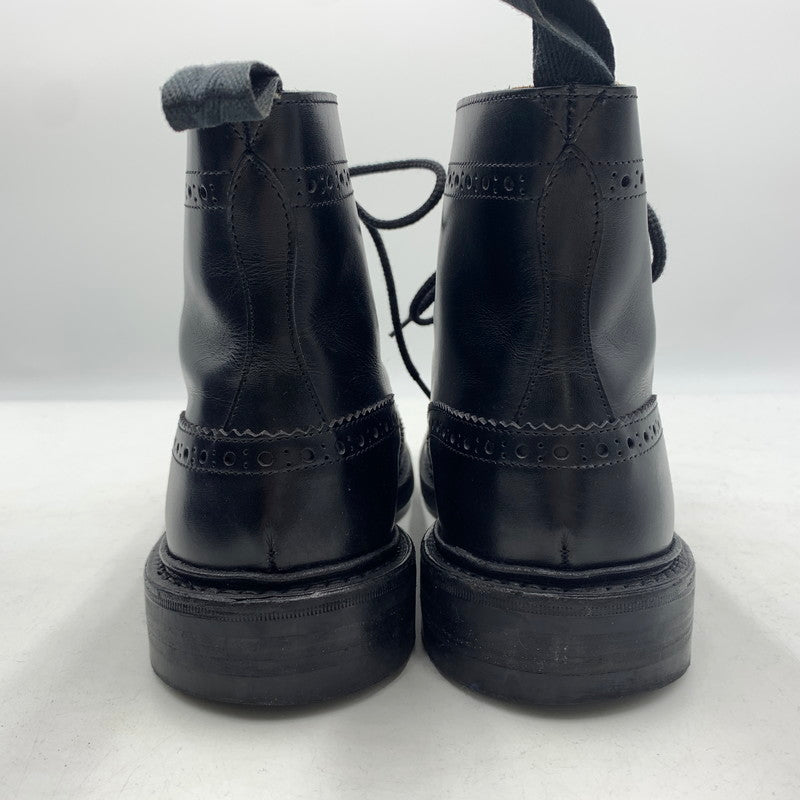 【中古品】【メンズ】 Tricker's トリッカーズ STOW COUNTRY BOOTS 5634 ストウ カントリーブーツ 靴 164-260606-ko-02-tei サイズ：8.5 カラー：ブラック 万代Net店