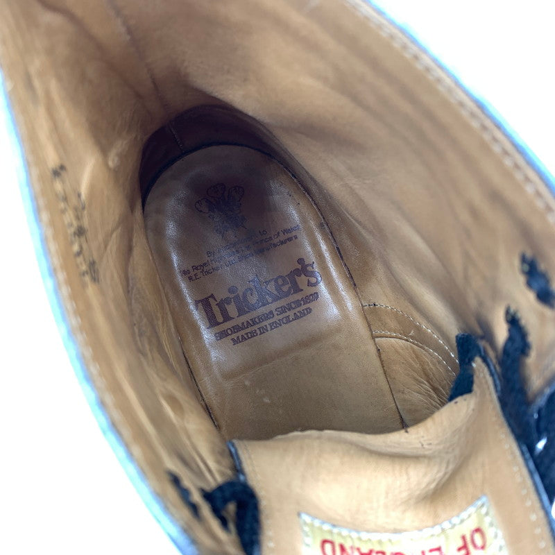 【中古品】【メンズ】 Tricker's トリッカーズ STOW COUNTRY BOOTS 5634 ストウ カントリーブーツ 靴 164-260606-ko-02-tei サイズ：8.5 カラー：ブラック 万代Net店
