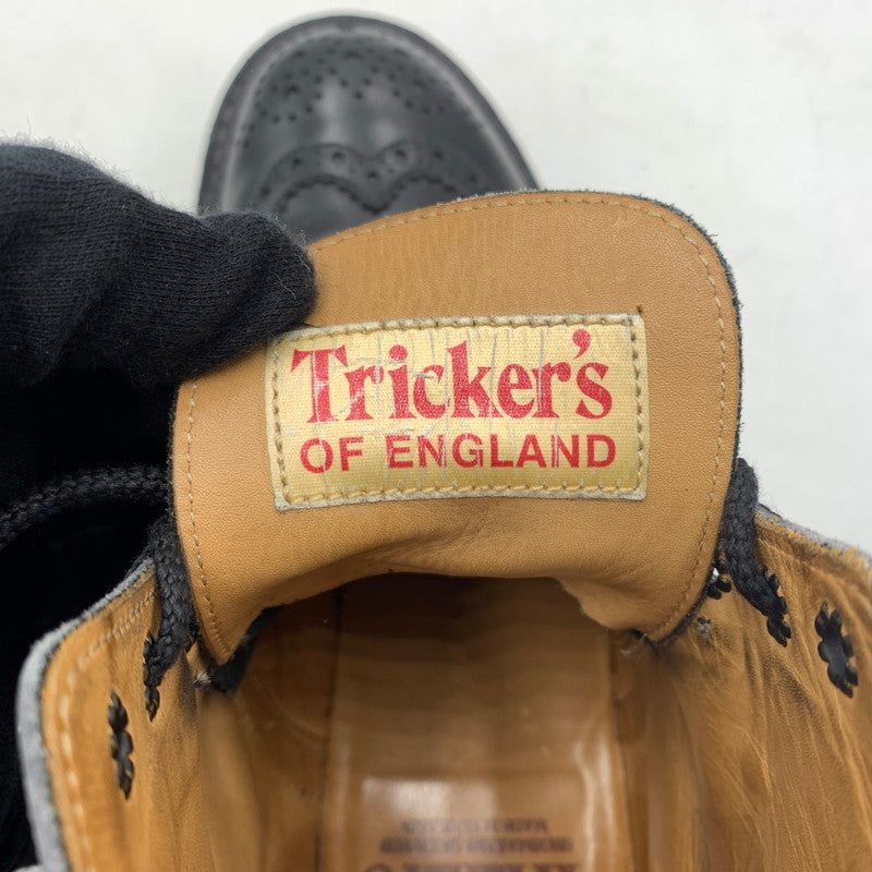 【中古品】【メンズ】 Tricker's トリッカーズ STOW COUNTRY BOOTS 5634 ストウ カントリーブーツ 靴 164-260606-ko-02-tei サイズ：8.5 カラー：ブラック 万代Net店