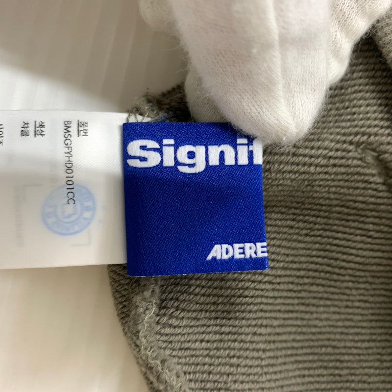 【中古品】【メンズ】 ADERERROR アーダーエラー TAG HOODIE BMSGFYHD0101CC タグフーディ トップス プルオーバーパーカー 141-260524-ko-20-tei サイズ：M カラー：チャコール 万代Net店