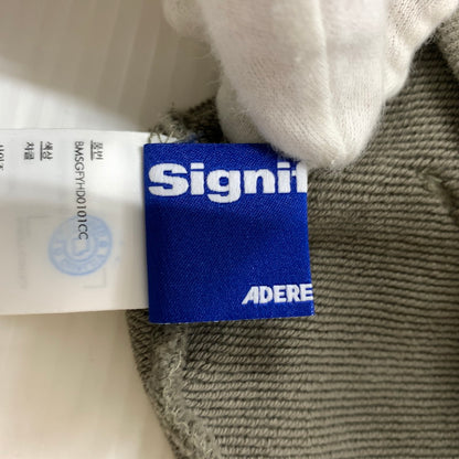 【中古品】【メンズ】 ADERERROR アーダーエラー TAG HOODIE BMSGFYHD0101CC タグフーディ トップス プルオーバーパーカー 141-260524-ko-20-tei サイズ：M カラー：チャコール 万代Net店