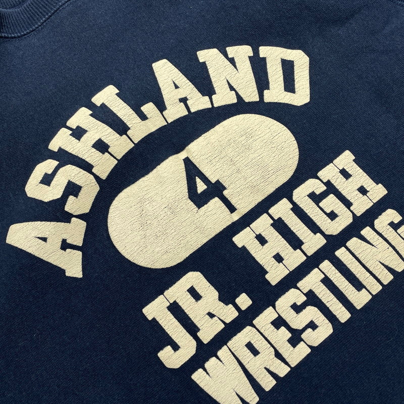 【中古品】【メンズ】 WAREHOUSE ウエアハウス ASH LAND CREW SWEAT アッシュ ランド クルー スウェット トップス トレーナー 145-260523-ko-15-tei サイズ：L カラー：ネイビー 万代Net店