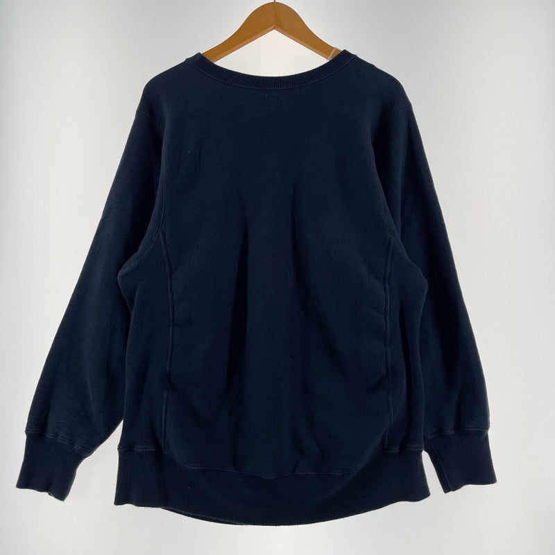 【中古品】【メンズ】 WAREHOUSE ウエアハウス ASH LAND CREW SWEAT アッシュ ランド クルー スウェット トップス トレーナー 145-260523-ko-15-tei サイズ：L カラー：ネイビー 万代Net店
