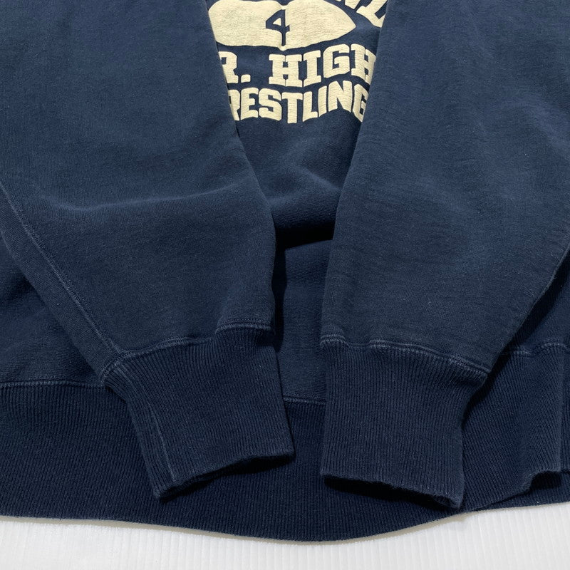 【中古品】【メンズ】 WAREHOUSE ウエアハウス ASH LAND CREW SWEAT アッシュ ランド クルー スウェット トップス トレーナー 145-260523-ko-15-tei サイズ：L カラー：ネイビー 万代Net店