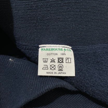 【中古品】【メンズ】 WAREHOUSE ウエアハウス ASH LAND CREW SWEAT アッシュ ランド クルー スウェット トップス トレーナー 145-260523-ko-15-tei サイズ：L カラー：ネイビー 万代Net店