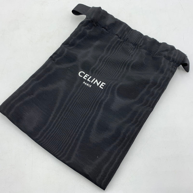 【中古品】【メンズ】 CELINE セリーヌ LOGO MOBILE PHONE POUCH ロゴモバイル フォン ポーチ カバン 肩掛け 180-260522-ko-03-tei カラー：ブラック 万代Net店