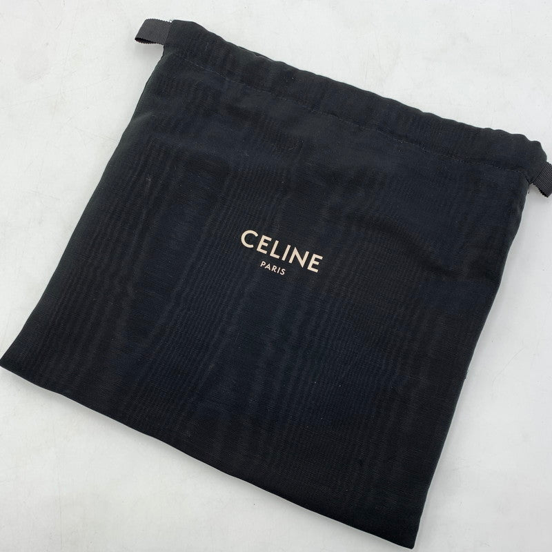 【中古品】【レディース】 CELINE セリーヌ TRIO LEATHER SHOULDER BAG トリオ レザー ショルダーバッグ カバン 180-260522-ko-14-tei カラー：グリーン系 万代Net店