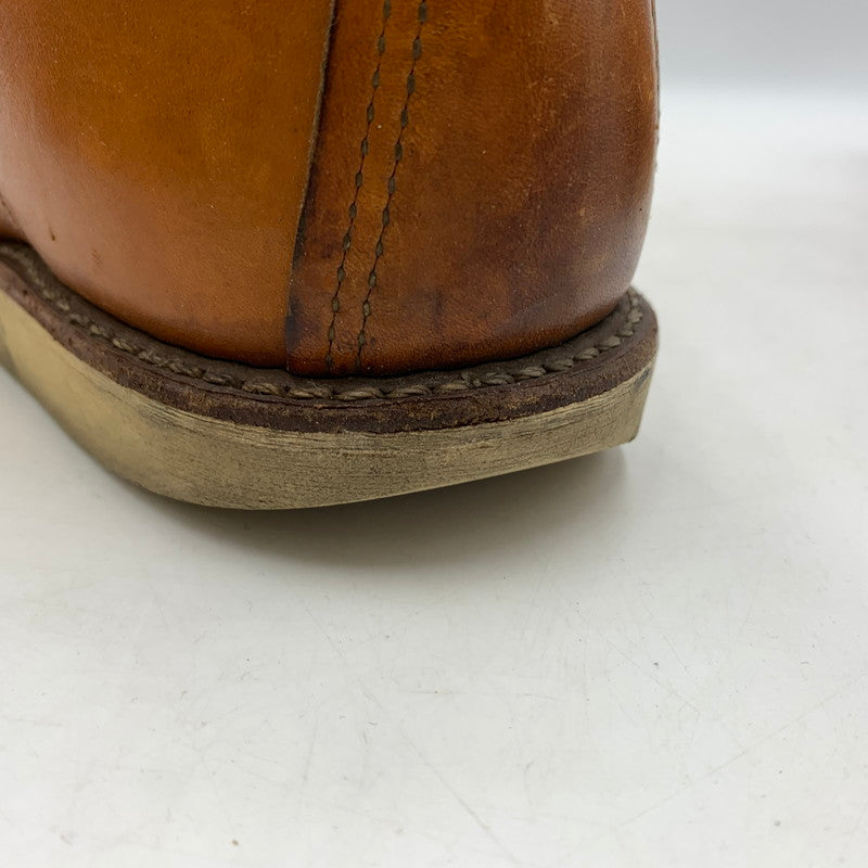 【現状渡し品】【メンズ】 RED WING レッドウィング IRISH SETTER 6 MOC GOLD RUSSET SEQUOIA 9875 アイリッシュ セッター モック ゴールド ラセット セコイア ワークブール 靴 164-260603-ko-02-tei サイズ：25.5cm カラー：ブラウン 万代Net店