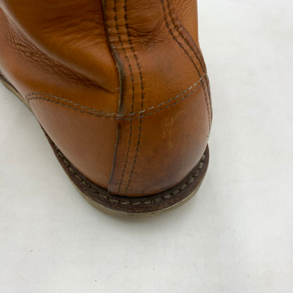 【現状渡し品】【メンズ】 RED WING レッドウィング IRISH SETTER 6 MOC GOLD RUSSET SEQUOIA 9875 アイリッシュ セッター モック ゴールド ラセット セコイア ワークブール 靴 164-260603-ko-02-tei サイズ：25.5cm カラー：ブラウン 万代Net店