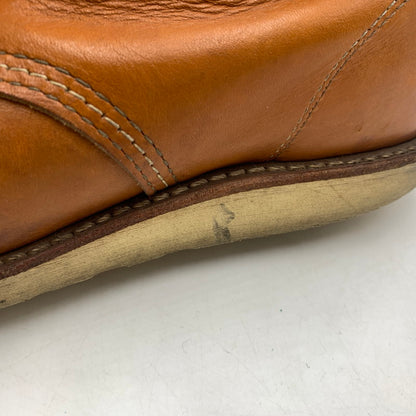 【現状渡し品】【メンズ】 RED WING レッドウィング IRISH SETTER 6 MOC GOLD RUSSET SEQUOIA 9875 アイリッシュ セッター モック ゴールド ラセット セコイア ワークブール 靴 164-260603-ko-02-tei サイズ：25.5cm カラー：ブラウン 万代Net店