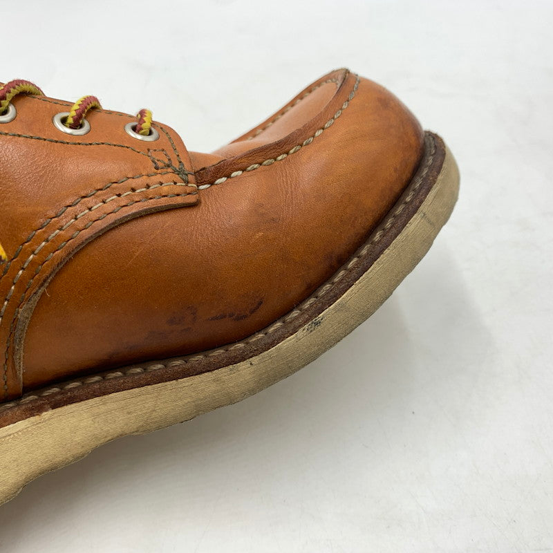 【現状渡し品】【メンズ】 RED WING レッドウィング IRISH SETTER 6 MOC GOLD RUSSET SEQUOIA 9875 アイリッシュ セッター モック ゴールド ラセット セコイア ワークブール 靴 164-260603-ko-02-tei サイズ：25.5cm カラー：ブラウン 万代Net店