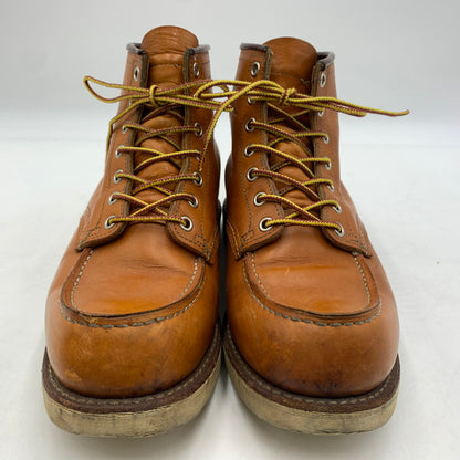 【現状渡し品】【メンズ】 RED WING レッドウィング IRISH SETTER 6 MOC GOLD RUSSET SEQUOIA 9875 アイリッシュ セッター モック ゴールド ラセット セコイア ワークブール 靴 164-260603-ko-02-tei サイズ：25.5cm カラー：ブラウン 万代Net店