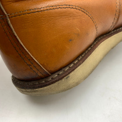 【現状渡し品】【メンズ】 RED WING レッドウィング IRISH SETTER 6 MOC GOLD RUSSET SEQUOIA 9875 アイリッシュ セッター モック ゴールド ラセット セコイア ワークブール 靴 164-260603-ko-02-tei サイズ：25.5cm カラー：ブラウン 万代Net店