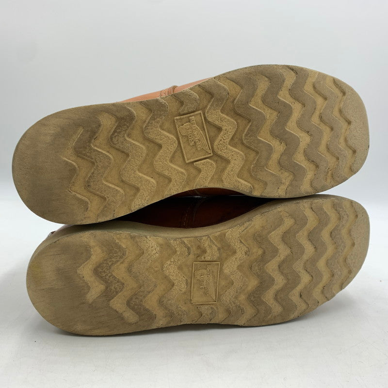 【現状渡し品】【メンズ】 RED WING レッドウィング IRISH SETTER 6 MOC GOLD RUSSET SEQUOIA 9875 アイリッシュ セッター モック ゴールド ラセット セコイア ワークブール 靴 164-260603-ko-02-tei サイズ：25.5cm カラー：ブラウン 万代Net店