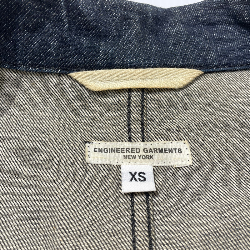 【現状渡し品】【メンズ】 ENGINEERED GARMENTS エンジニアードガーメンツ DENIM BEDFORD JACKET デニム ベッドフォード ジャケット ライトアウター Gジャン 140-260523-ko-03-fuzh サイズ：XS カラー：インディゴ 万代Net店