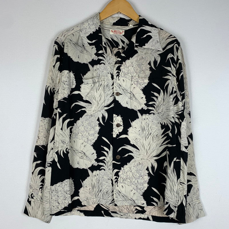【中古品】【メンズ】 SUN SURF サンサーフ RAYON HAWAIIAN SHIRT ISLAND PINEAPPLE SS27442 レーヨン ハワイアン シャツ アイランド パインアップル トップス 長袖 145-260530-ko-10-tei サイズ：S カラー：柄 万代Net店