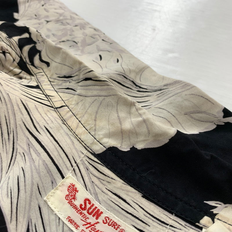 【中古品】【メンズ】 SUN SURF サンサーフ RAYON HAWAIIAN SHIRT ISLAND PINEAPPLE SS27442 レーヨン ハワイアン シャツ アイランド パインアップル トップス 長袖 145-260530-ko-10-tei サイズ：S カラー：柄 万代Net店
