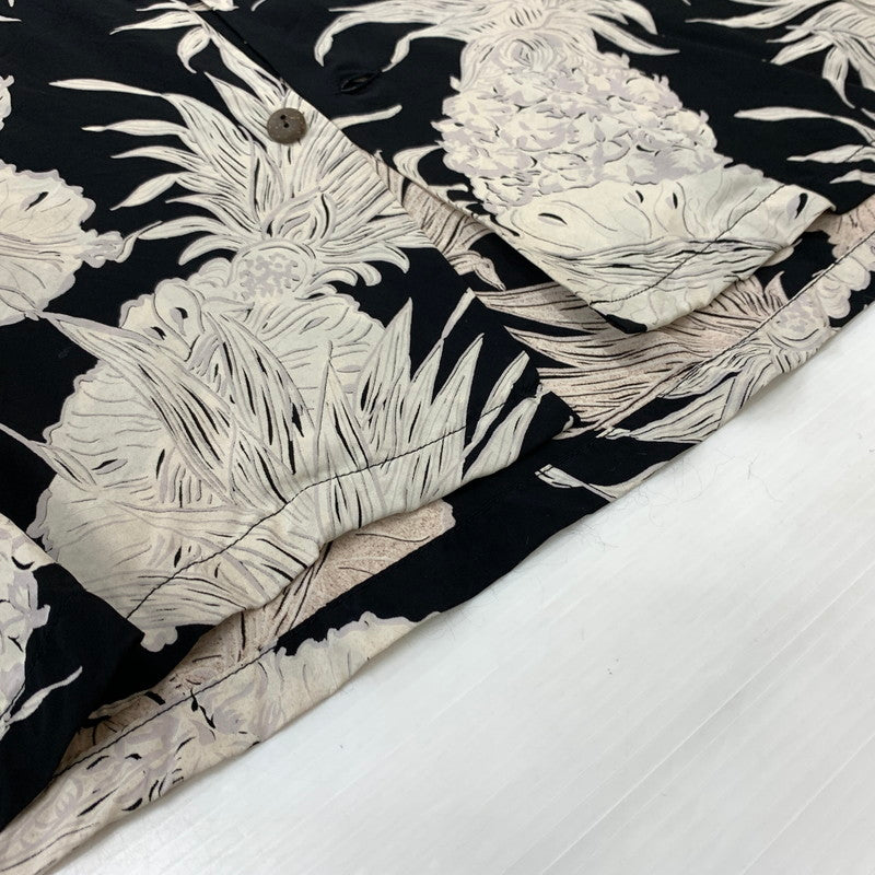 【中古品】【メンズ】 SUN SURF サンサーフ RAYON HAWAIIAN SHIRT ISLAND PINEAPPLE SS27442 レーヨン ハワイアン シャツ アイランド パインアップル トップス 長袖 145-260530-ko-10-tei サイズ：S カラー：柄 万代Net店