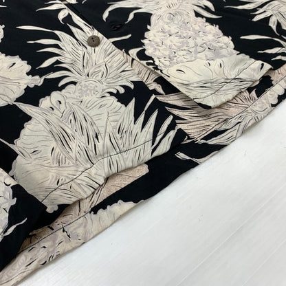 【中古品】【メンズ】 SUN SURF サンサーフ RAYON HAWAIIAN SHIRT ISLAND PINEAPPLE SS27442 レーヨン ハワイアン シャツ アイランド パインアップル トップス 長袖 145-260530-ko-10-tei サイズ：S カラー：柄 万代Net店