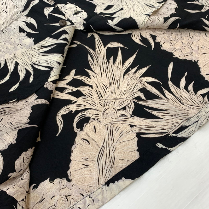 【中古品】【メンズ】 SUN SURF サンサーフ RAYON HAWAIIAN SHIRT ISLAND PINEAPPLE SS27442 レーヨン ハワイアン シャツ アイランド パインアップル トップス 長袖 145-260530-ko-10-tei サイズ：S カラー：柄 万代Net店