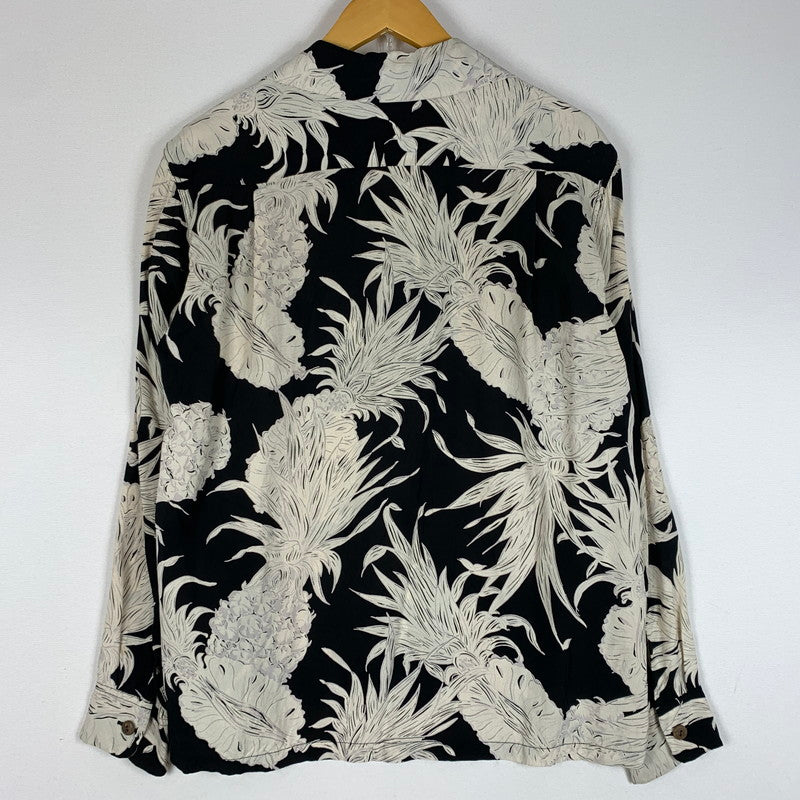 【中古品】【メンズ】 SUN SURF サンサーフ RAYON HAWAIIAN SHIRT ISLAND PINEAPPLE SS27442 レーヨン ハワイアン シャツ アイランド パインアップル トップス 長袖 145-260530-ko-10-tei サイズ：S カラー：柄 万代Net店