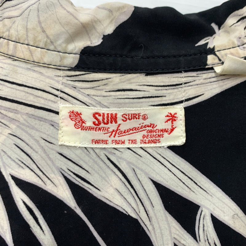【中古品】【メンズ】 SUN SURF サンサーフ RAYON HAWAIIAN SHIRT ISLAND PINEAPPLE SS27442 レーヨン ハワイアン シャツ アイランド パインアップル トップス 長袖 145-260530-ko-10-tei サイズ：S カラー：柄 万代Net店