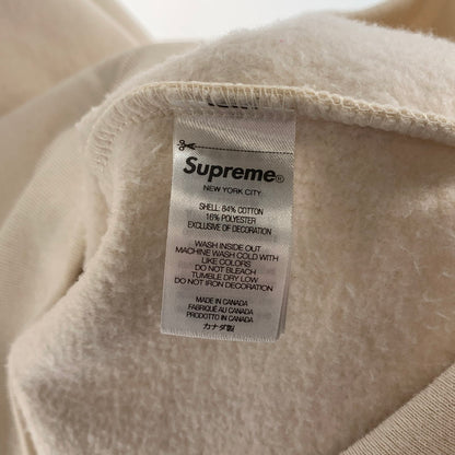 【中古美品】【メンズ】 SUPREME シュプリーム SHANGHAI CLASSIC LOGO HOODED SWEATSHIRT クラシックロゴ パーカー フーディ ブランド 古着 149-260920-gm-14-fuzh サイズ：XL カラー：アイボリー 万代Net店