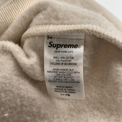 【中古美品】【メンズ】 SUPREME シュプリーム SHANGHAI CLASSIC LOGO HOODED SWEATSHIRT クラシックロゴ パーカー フーディ ブランド 古着 149-260920-gm-14-fuzh サイズ：XL カラー：アイボリー 万代Net店